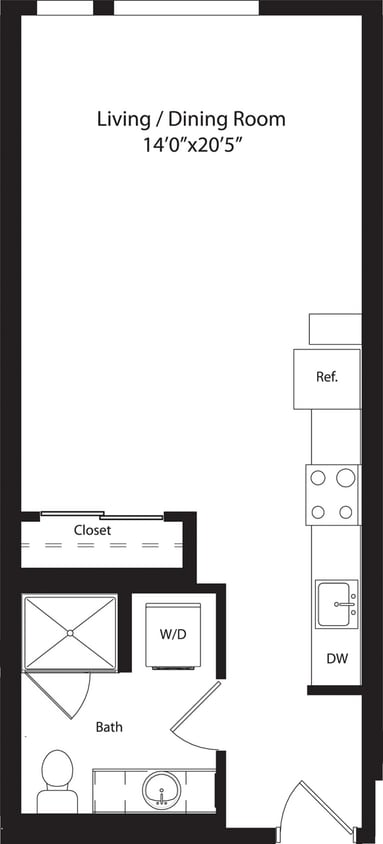 Floor Plan - S1(A) No Wall