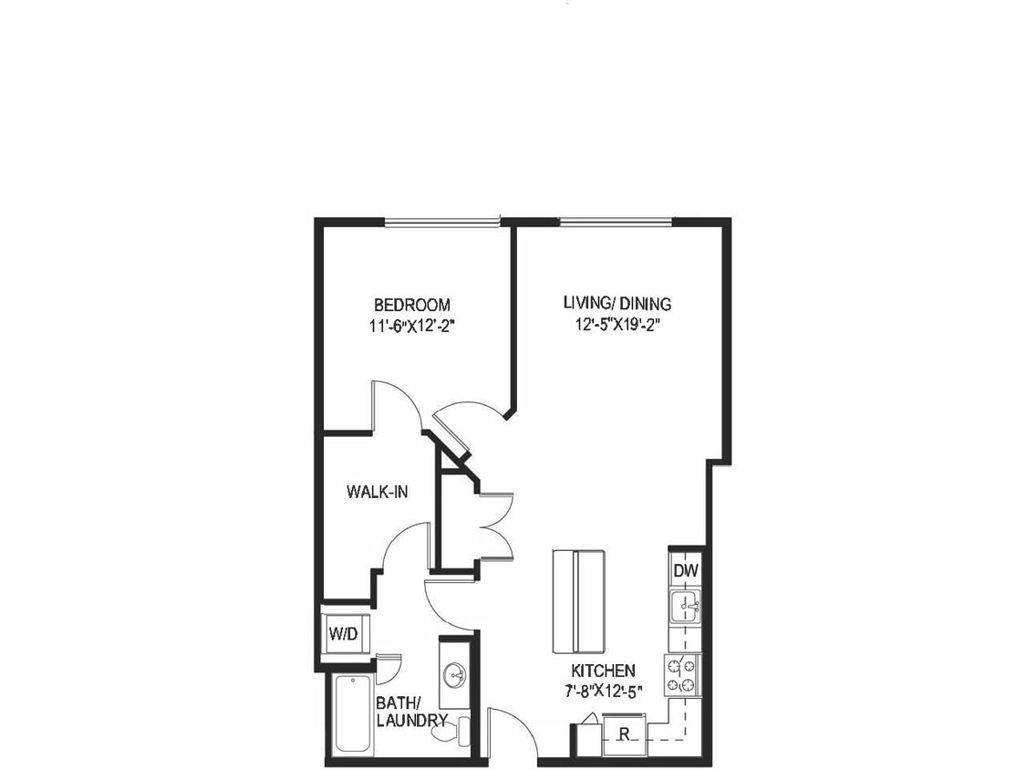Floor Plan - A8 - Without Balcony