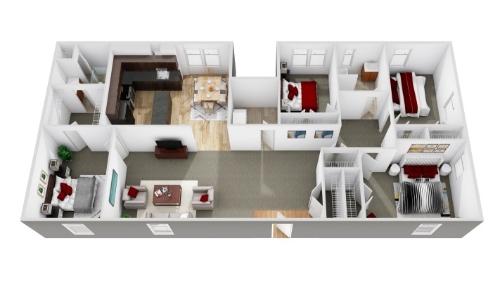 Floor Plan - 4 Bedroom