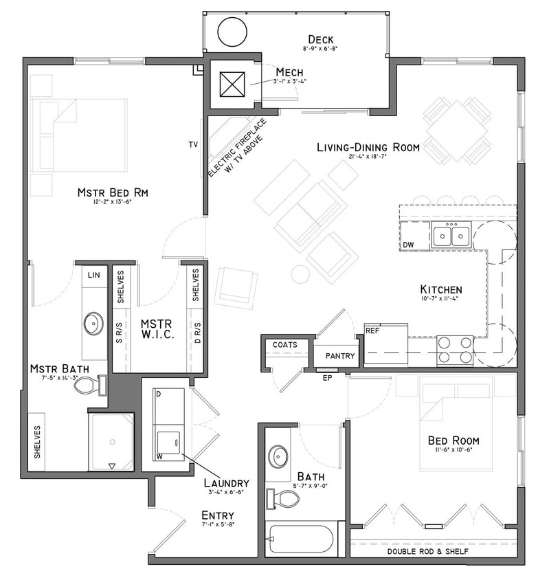 Floor Plan - Calamus (C3-54)