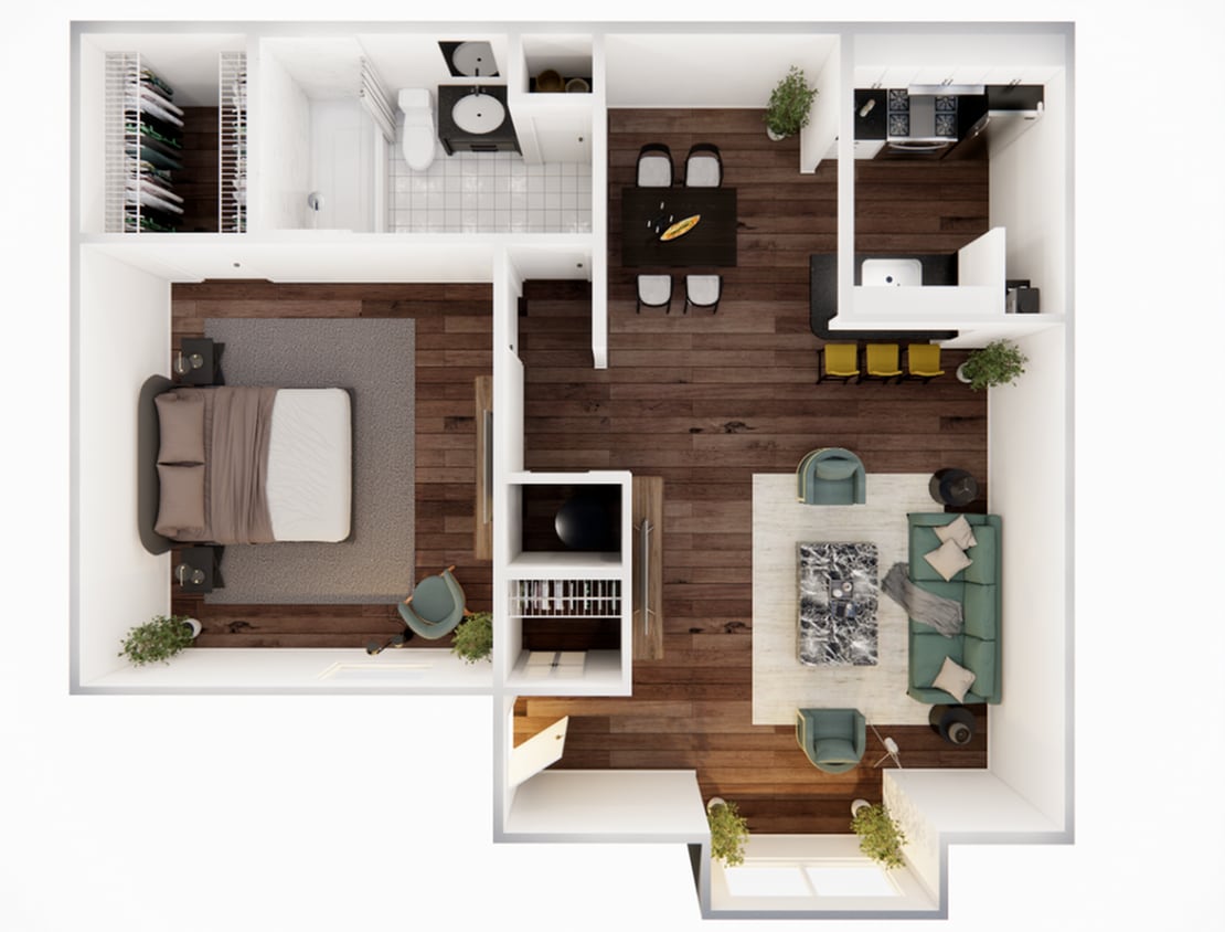 1 Bed 1 Bath - A2R - 1 Bed, 1 Bath