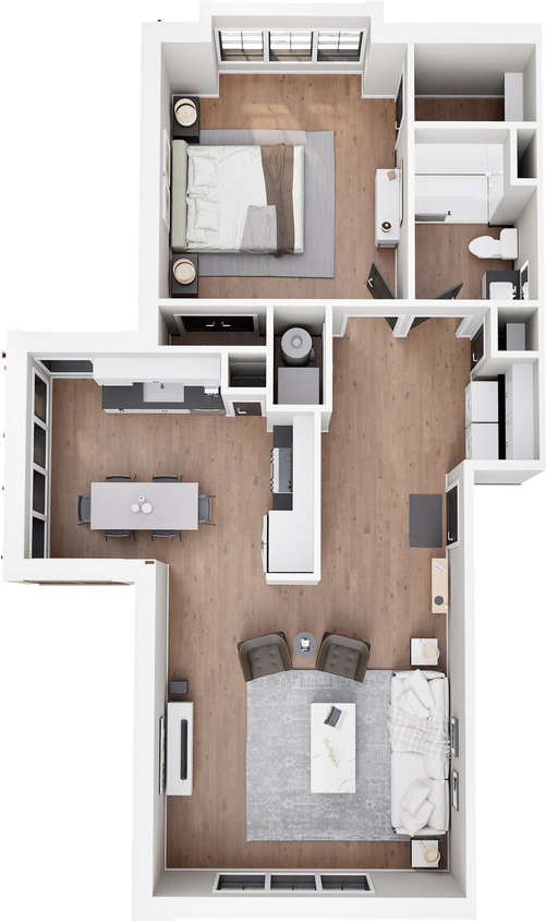 E1 - 301 - The Cove 3rd Flr Upgraded