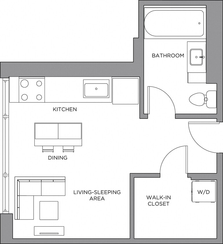 Floor Plan - Studio-425