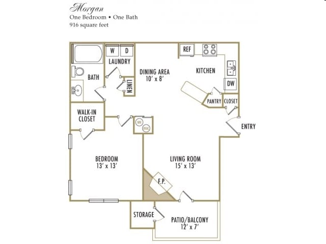 1BR/1BA - A5