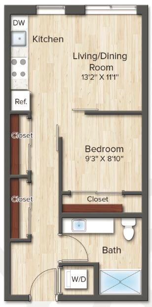 Floor Plan - The Monroe (A1)