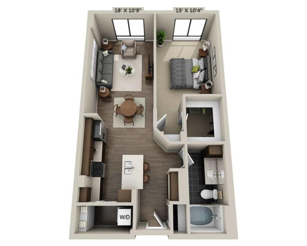 Floor Plan - A1BA