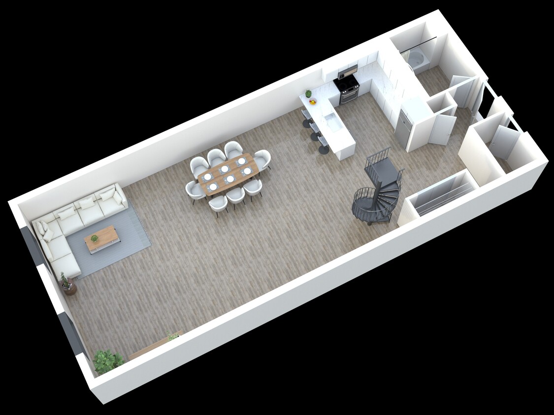 First Floor - 1 Bed 1 Bath | Loft