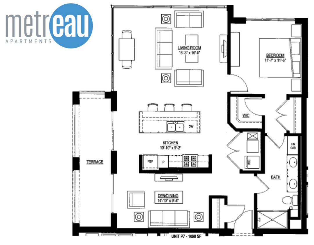 Floor Plan - River's Edge Penthouse-811