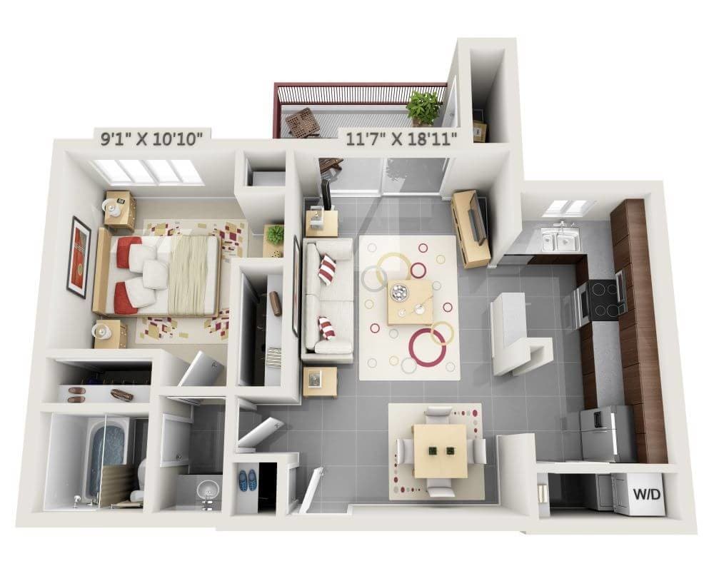 Floor Plan - Amador (A1C)