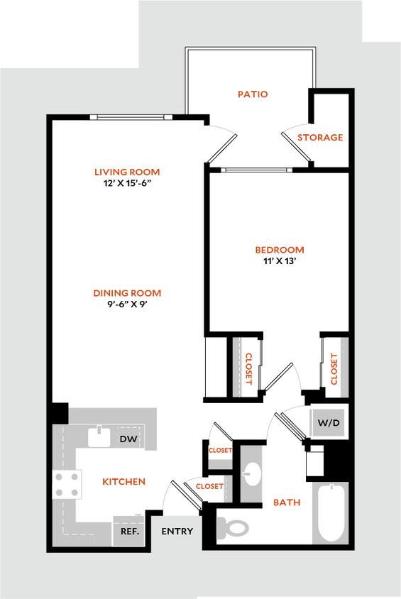 Floor Plan - Plan 1B