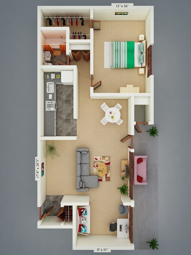 Floor Plan - The Oak
