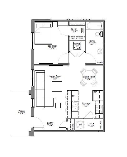 Floor Plan - Canterbury Townhome