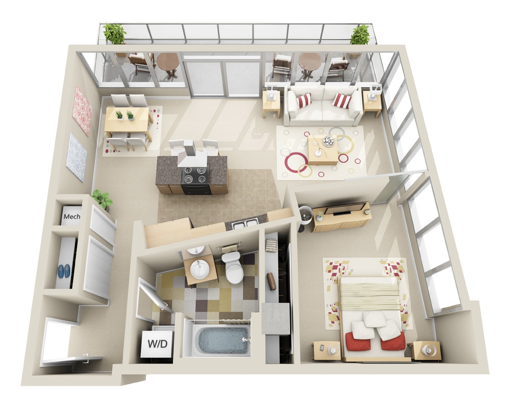 Floor Plan - Highrise A1F