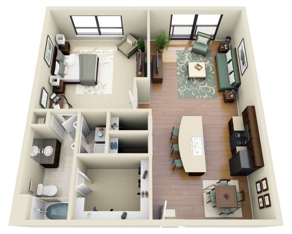Floor Plan - Berkely (A1A)