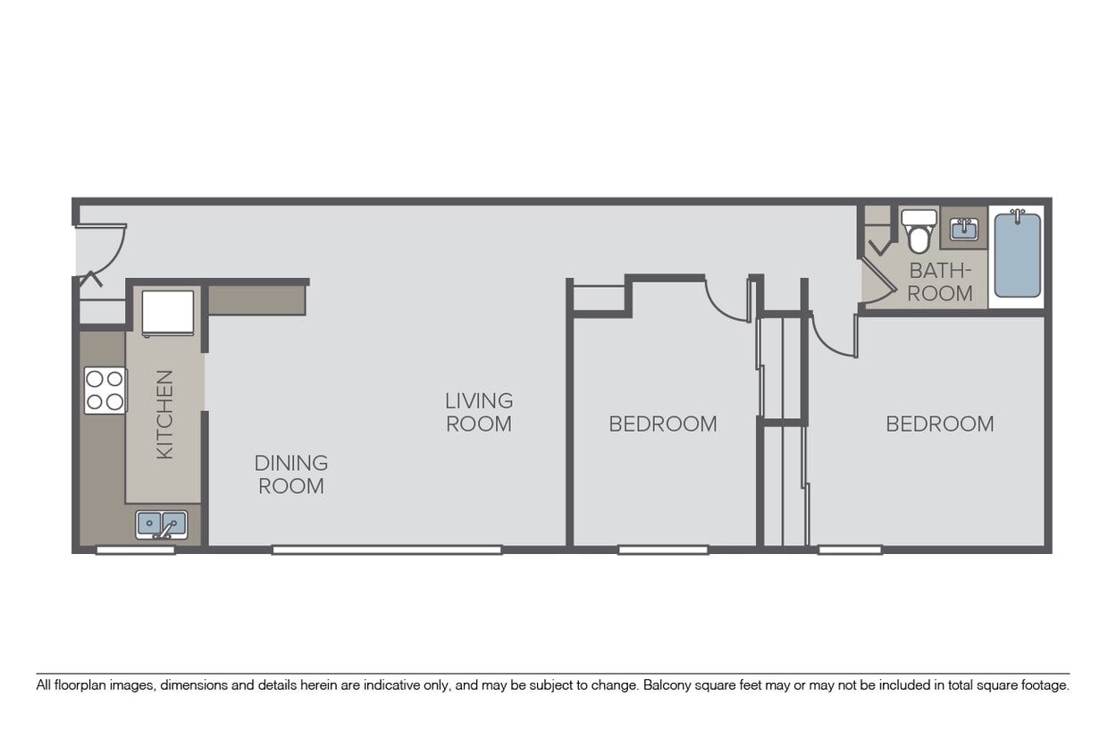 Floor Plan - 2 Bed B
