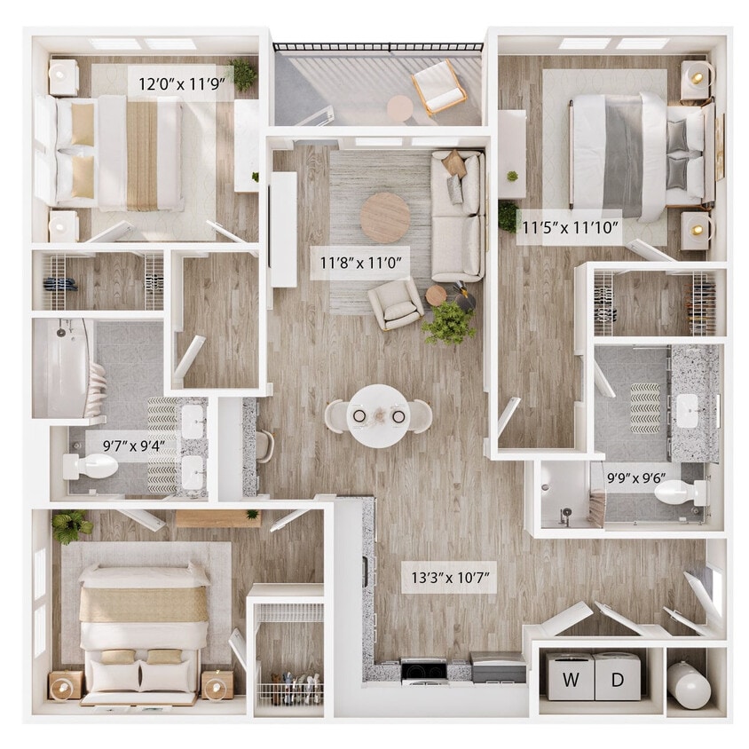 Floor Plan - The Hardywood