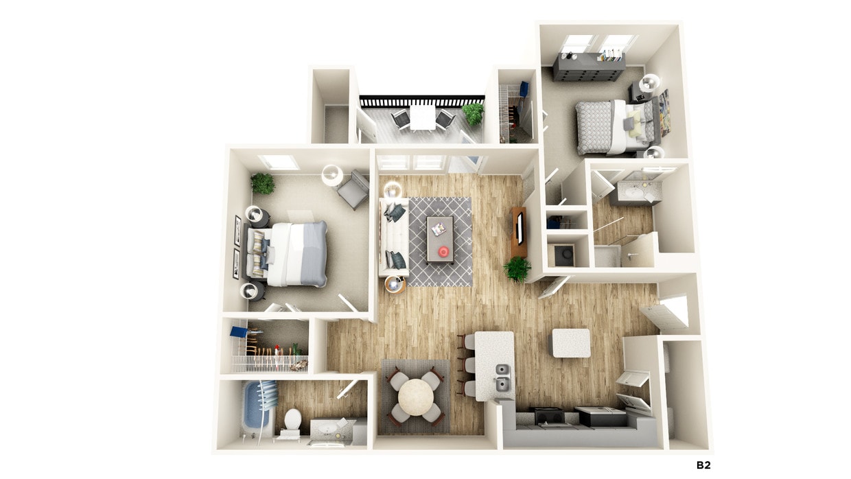 Floor Plan - B2-Hudson