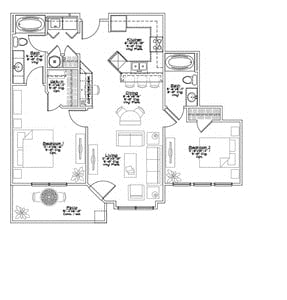 2BR/2BA - B2