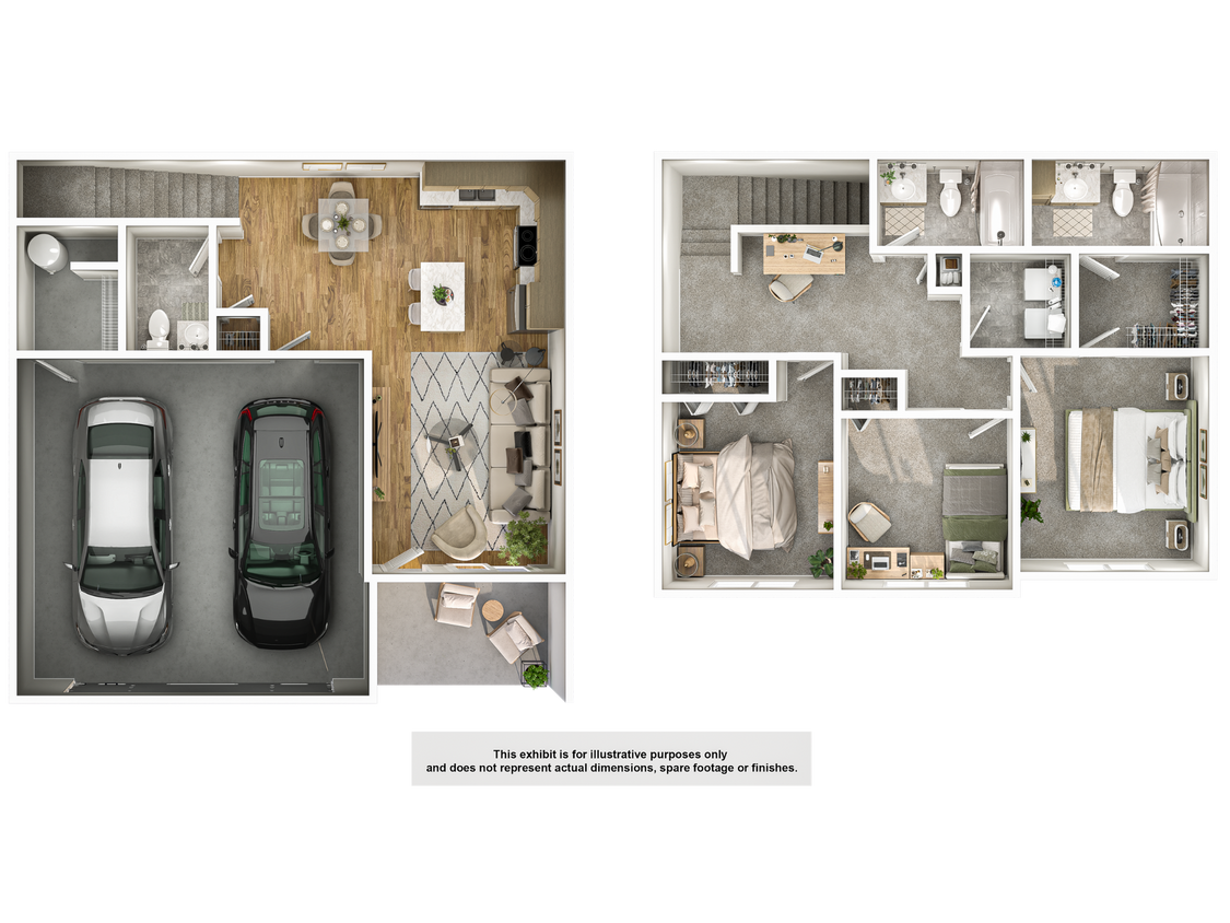 Floor Plan - Musa - Townhome(IK3E)