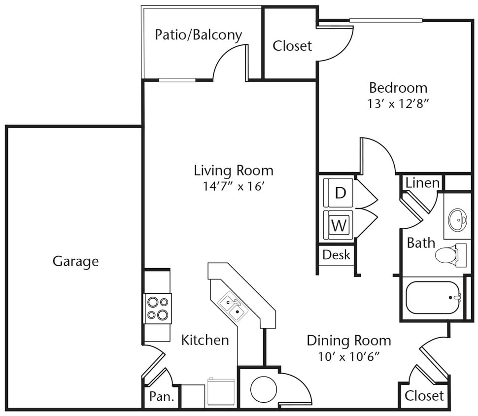 Floor Plan - The Ashton W/Garage