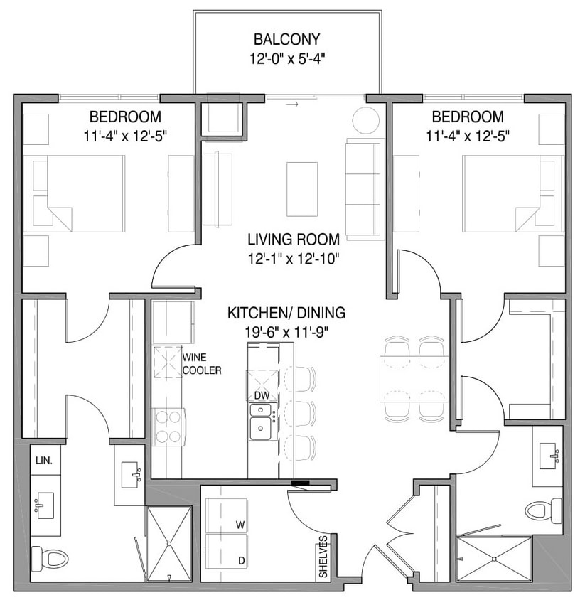 Peyton 7 - Two-Bedroom