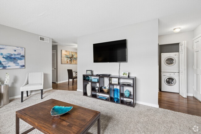 Duke 2BR, 1.5BA - 950SF - Living Area - Chapel Tower - Students save up to 10%!