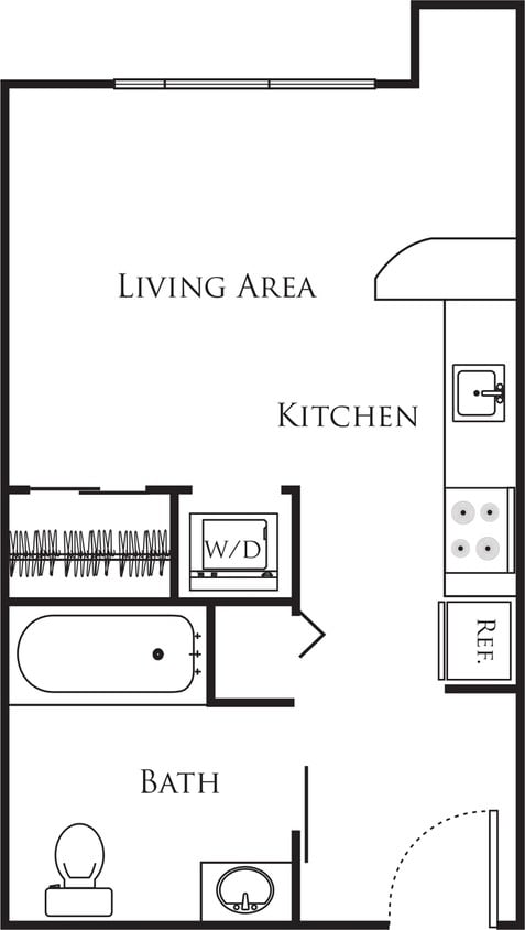 Floor Plan - Micro Studio - A