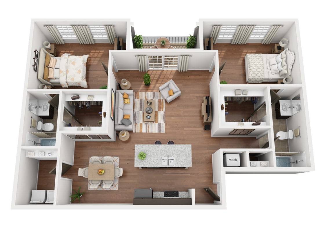 Floor Plan - 2 Bedroom