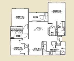3BR/2BA - 3-2