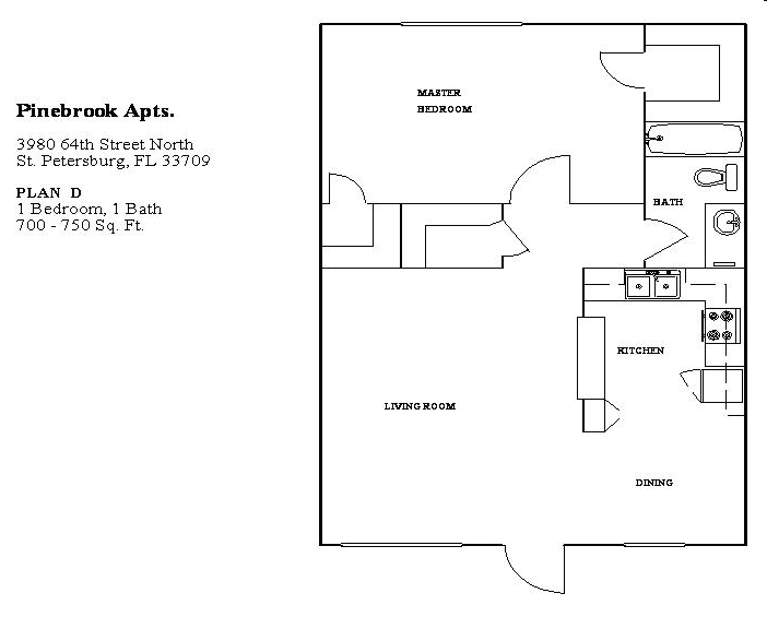 D - One Bedroom One Bath