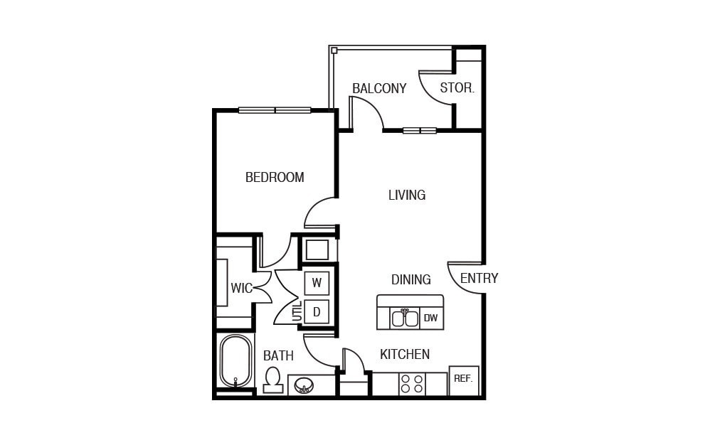 Floor Plan - The Persimmon