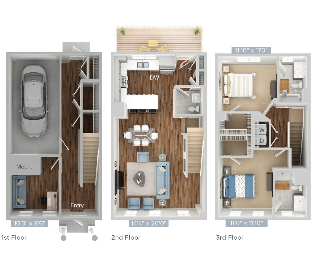 Floor Plan - B2T-1655