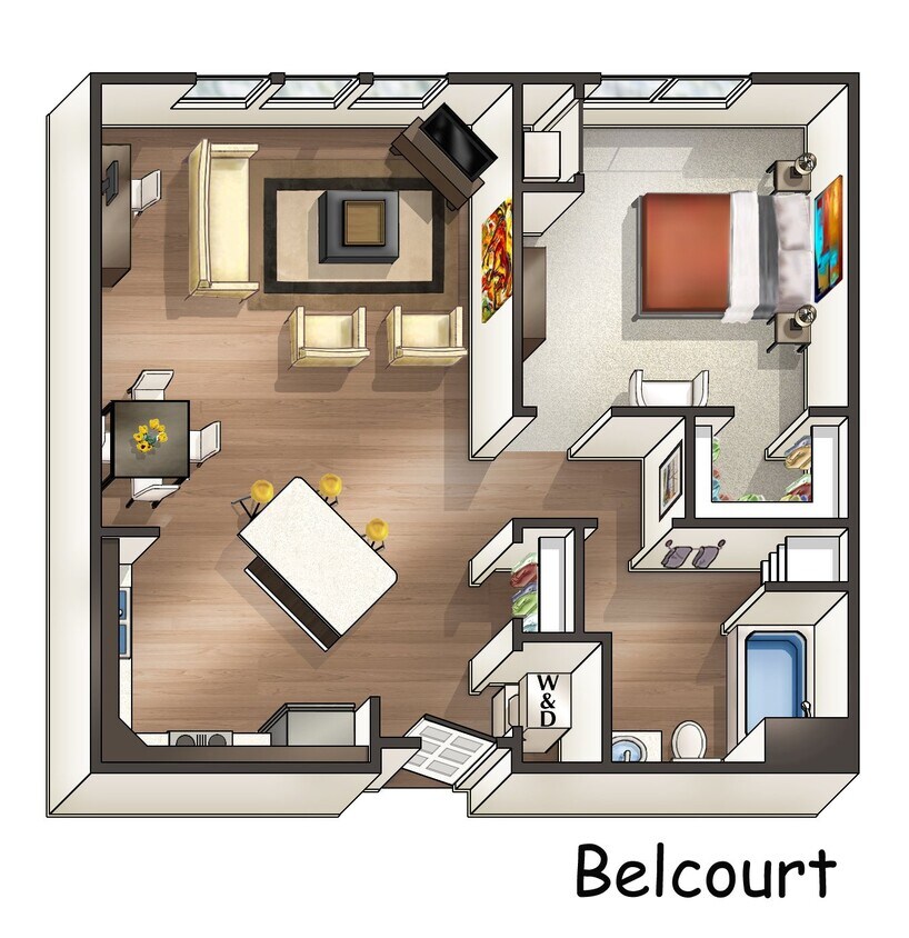 Floor Plan - #2-218 Belcourt