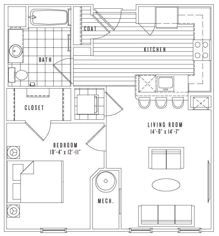 A1 floor plan New Village at Patchogue - A1