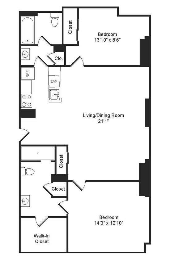 2 Bedroom Split 119 - 2 Bedroom Split 119