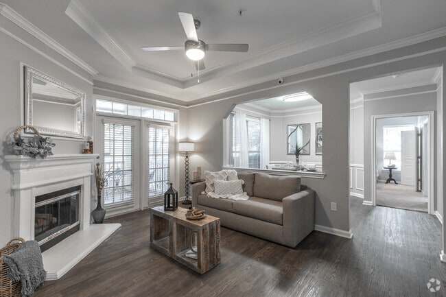 2BR, 2BA - 1,170SF - Living Room - The Point At Deerfield Apartments