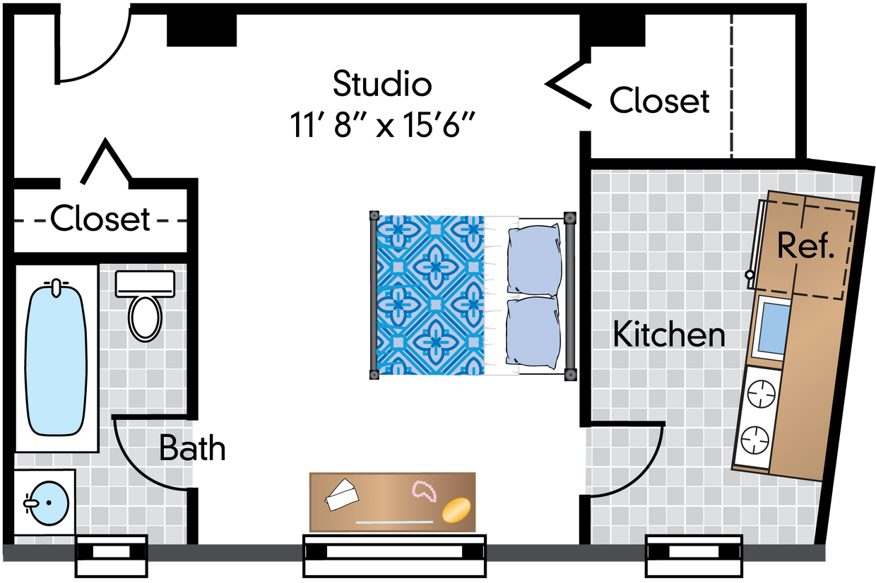 Floor Plan - Studio 04 Tier