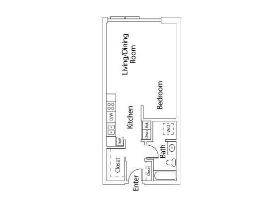 Floor Plan - Studio B