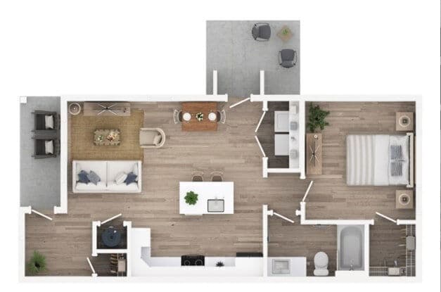 Floor Plan - Cottage A1