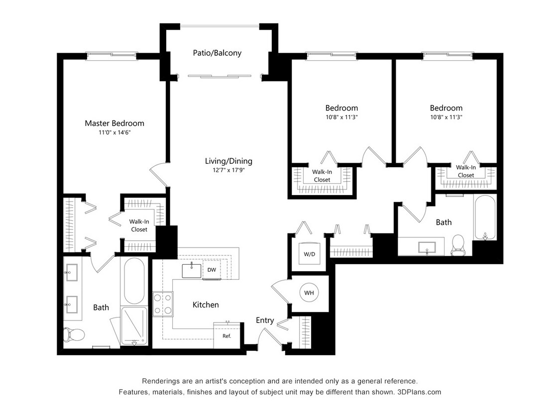 Landmark South_C1.jpg - 3 Bed / 2 Bath
