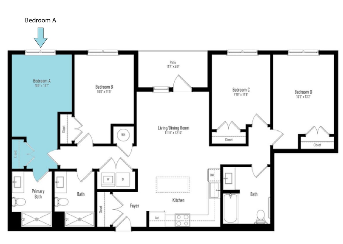 Floor Plan - D1 Co-Living