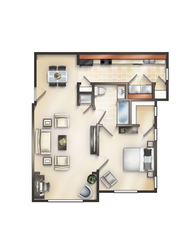 Floor Plan - The Chester w/Sunroom