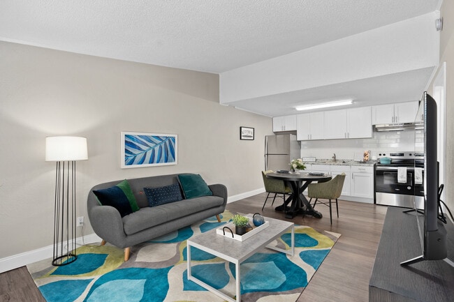 1 Bed Living Space - Terrace Trace Apartments