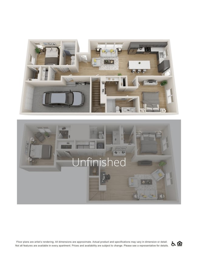 Floor Plan - Capri (Unfinished Basement)