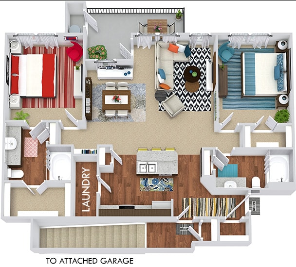 Floor Plan - Majestic with Attached Garage