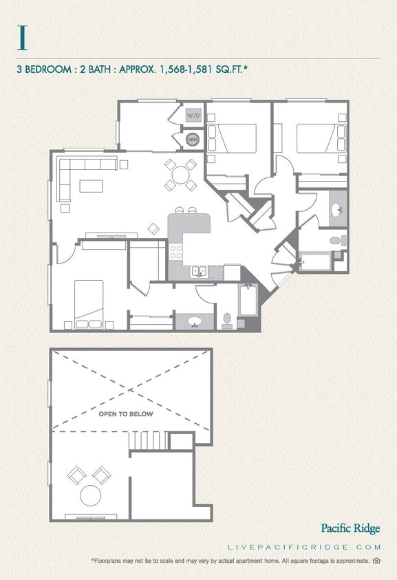 3 Bed : 2 Bath : LOFT - I