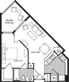 Floor Plan - 1BX