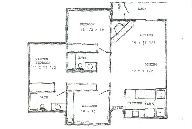3x2-1126 - 3 Bed / 2 Bath