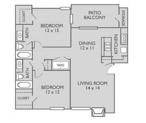 London - 2 Bed, 2 Bath