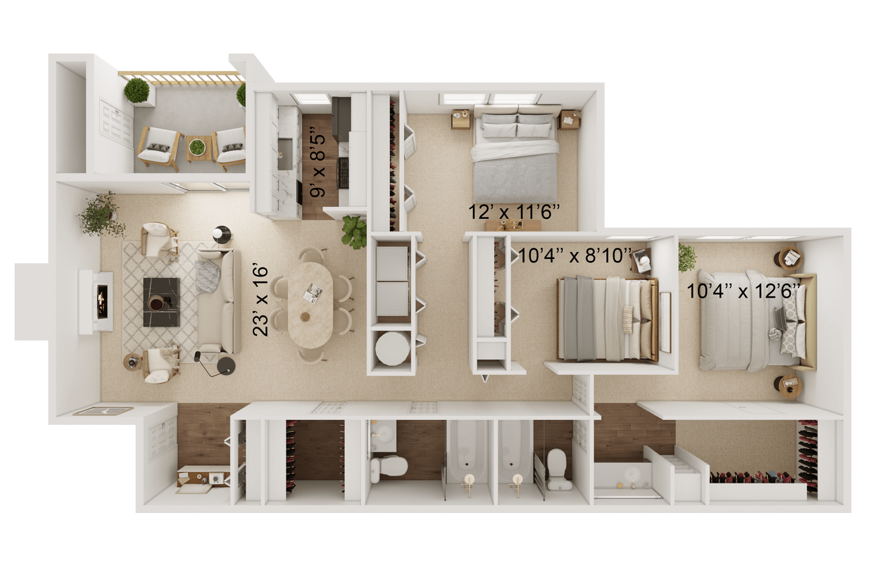 Floor Plan - The Blue Stone